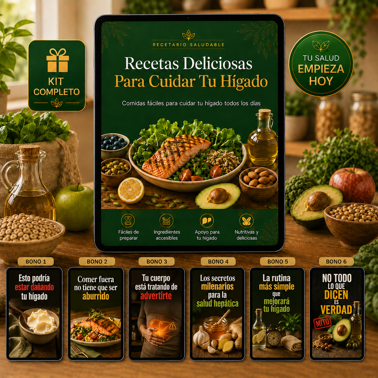 Sana Tu Hígado Y Recupera Tu Energía + 🎁 6 Regalos